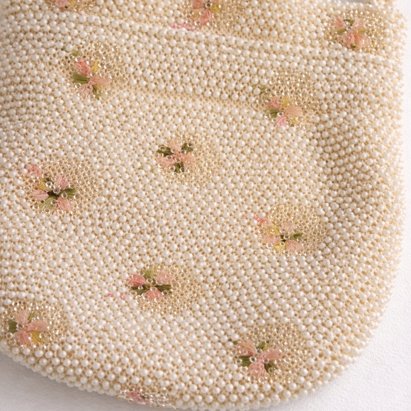 CORDE BEAD Vintage Style Beaded Handbag. NWOT - Picture 2 of 5